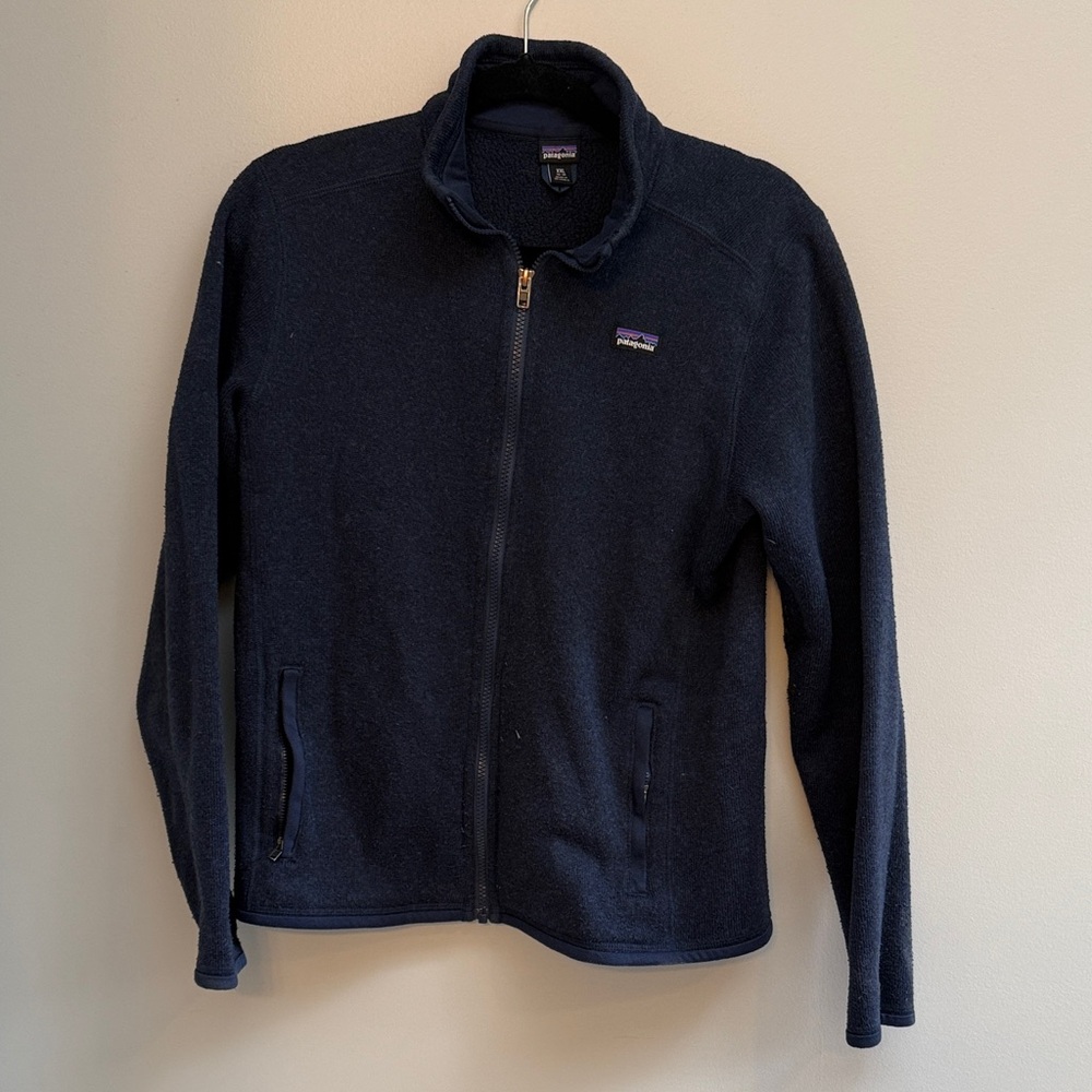 Patagonia Boy’s Navy Blue Fleece Jacket